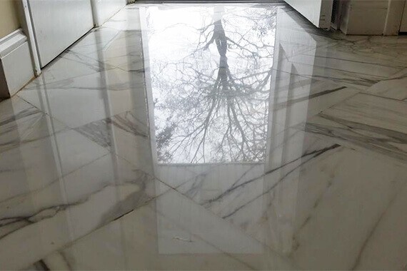 Brand New Look For 50-Year-Old Marble Floor