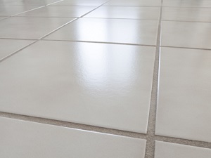 closeup of ceramic tile floor