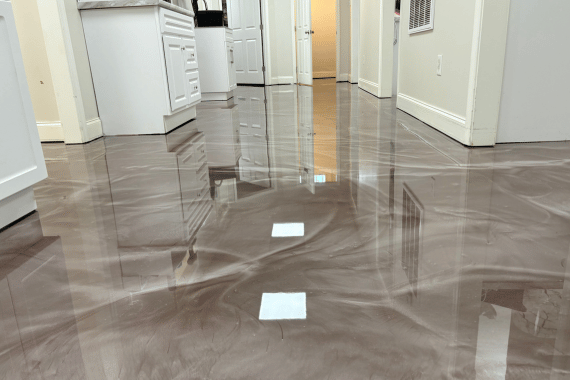 Metallic Mocha Flooring Installation – Wesson, MS