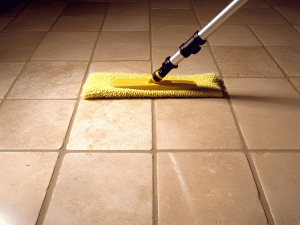 Tile Dust Mopping
